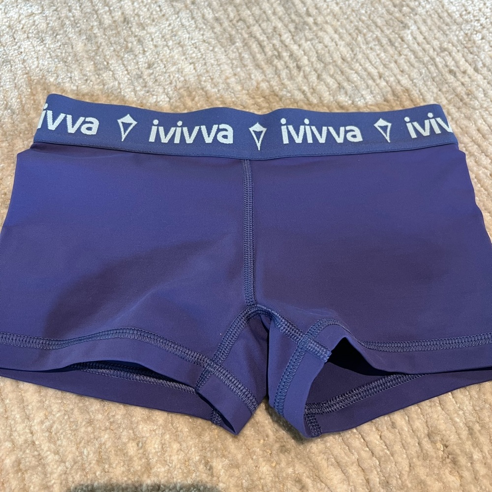 Ivivva Dark Purple Shorts - Size 8 (girls)